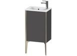 Duravit XViu Waschtisch-Unterschrank XV4480LB149 41x29x59,4cm, stehend, champagner matt, Anschlag links, graphit matt