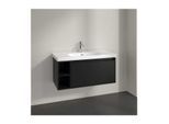 Villeroy und Boch Skyla Waschtischunterschrank C79000VL 1 Auszug, 972 x 436 x 439 mm, Volcano Black