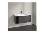 Villeroy und Boch Skyla Waschtischunterschrank C79000VR 1 Auszug, 972 x 436 x 439 mm, Graphite