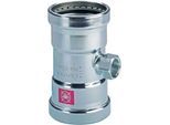 Viega Prestabo T-Stück 598082 88,9 mm x Rp 3/4 x 88,9 mm, Stahl unlegiert, SC-Contur, Mehrkant