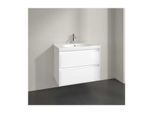 Villeroy und Boch Skyla Waschtischunterschrank C79600VE 2 Auszüge, 772 x 596 x 439 mm, Brilliant White