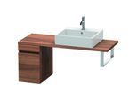 Duravit DuraStyle Waschtisch-Unterschrank DS532007979 30 x 47,8 cm, nussbaum natur, für Konsole, 1 Auszug