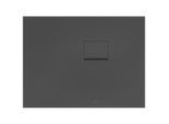 Villeroy & Boch Squaro Infinity Duschwanne UDQ1075SQI2RV1S, 100 x 75 x 4 cm, anthrazit