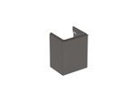 Geberit Smyle Square Handwaschbecken-Unterschrank 500364JK1 49,2x61,7x40,6cm, Tür links, lava matt