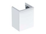 Geberit Smyle Square Handwaschbecken-Unterschrank 500363001 49,2x61,7x40,6cm, 1 Tür rechts, weiß hochglanz