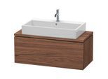 Duravit L-Cube Waschtisch-Unterschrank LC580402121 102 x 47,7 cm, nussbaum dunkel, für Konsole, 1 Auszug