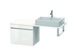 Duravit DuraStyle Waschtisch-Unterschrank DS532302218 60 x 47,8 cm, weiß hochglanz/weiß matt, für Konsole, 1 Auszug