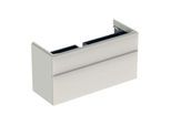 Geberit Smyle Square Waschtisch-Unterschrank 500355JL1 118,4x61,7x47cm, sandgrau hochglanz, 2 Schubladen