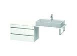 Duravit DuraStyle Waschtisch-Unterschrank DS532901818 80 x 47,8 cm, weiß matt, für Konsole, 2 Schubkästen