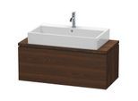 Duravit L-Cube Waschtisch-Unterschrank LC580406969 102 x 47,7 cm, nussbaum gebürstet, für Konsole, 1 Auszug