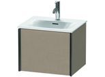 Duravit XViu Waschtisch-Unterschrank XV40310B275 51x42x39,7cm, 1 Auszug, schwarz matt, leinen