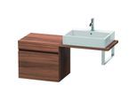 Duravit DuraStyle Waschtisch-Unterschrank DS532307979 60 x 47,8 cm, nussbaum natur, für Konsole, 1 Auszug