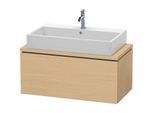 Duravit L-Cube Waschtisch-Unterschrank LC580303030 92 x 47,7 cm, Eiche natur, für Konsole, 1 Auszug