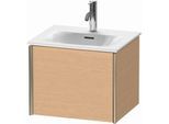Duravit XViu Waschtisch-Unterschrank XV40310B112 51x42x39,7cm, 1 Auszug, champagner matt, eiche gebürstet