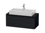 Duravit L-Cube Waschtisch-Unterschrank LC580401616 102 x 47,7 cm, Eiche schwarz, für Konsole, 1 Auszug