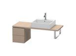 Duravit L-Cube Unterschrank LC582507575 32 x 47,7 cm, leinen, für Konsole, 2 Schubkästen