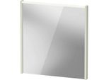 Duravit D-Code Spiegel DC70760HHHH0000 650x700x48, Blassgrün Matt, mit LED Beleuchtung