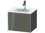 Duravit XViu Waschtisch-Unterschrank XV40310B189 51x42x39,7cm, 1 Auszug, champagner matt, flannel grey hochglanz