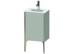 Duravit XViu Waschtisch-Unterschrank XV4068LB107 43x31x59,1cm, 1 Tür, champagner matt, links, betongrau matt