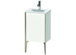 Duravit XViu Waschtisch-Unterschrank XV4068LB118 43x31x59,1cm, 1 Tür, champagner matt, links, weiß matt