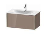 Duravit XViu Waschtisch-Unterschrank XV40340B186 81 x 39,7 x 48 cm, cappucino hochglanz, 1 Auszug, champagner matt