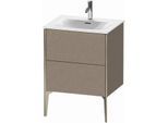 Duravit XViu Waschtisch-Unterschrank XV43000B111 61 x 59,1 x 48 cm, eiche kaschmir, 2 Auszüge, champagner matt