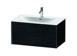 Duravit XViu Waschtisch-Unterschrank XV40340B216 81 x 39,7 x 48 cm, Eiche schwarz, 1 Auszug, schwarz matt