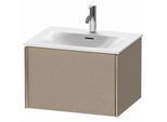Duravit XViu Waschtisch-Unterschrank XV40320B175 61 x 39,7 x 48 cm, leinen, 1 Auszug, champagner matt