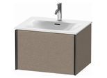 Duravit XViu Waschtisch-Unterschrank XV40320B211 61 x 39,7 x 48 cm, eiche kaschmir, 1 Auszug, schwarz matt