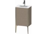 Duravit XViu Waschtisch-Unterschrank XV4068RB111 43x31x59,1cm, 1 Tür, champagner matt, rechts, eiche kaschmir