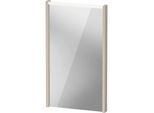 Duravit D-Code Spiegel DC7075091910000 400x700x48, Taupe Matt, mit LED Beleuchtung