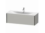 Duravit XViu Waschtisch-Unterschrank XV40360B207 121 x 39,7 x 48 cm, betongrau matt, 1 Auszug, schwarz matt
