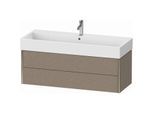 Duravit XViu Waschtisch-Unterschrank XV43380B111 118,4 x 39,7 x 45,4 cm, eiche kaschmir, 2 Schubkästen, champagner matt