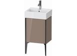 Duravit XViu Waschtisch-Unterschrank XV4531RB286 43,4x33,4x49,3cm, schwarz matt, rechts, cappucino hochglanz