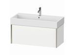 Duravit XViu Waschtisch-Unterschrank XV42370B118 98,4 x 39,7 x 45,4 cm, weiß matt, 1 Auszug, champagner matt