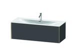 Duravit XViu Waschtisch-Unterschrank XV40360B149 121 x 39,7 x 48 cm, graphit matt, 1 Auszug, champagner matt