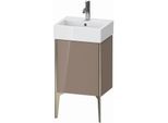 Duravit XViu Waschtisch-Unterschrank XV4531LB186 43,4x33,4x49,3cm, champagner matt, Tür links, cappucino hochglanz