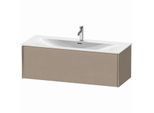 Duravit XViu Waschtisch-Unterschrank XV40360B175 121 x 39,7 x 48 cm, leinen, 1 Auszug, champagner matt