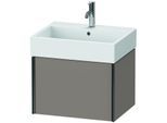 Duravit XViu Waschtisch-Unterschrank XV42340B243 58,4 x 39,7 x 45,4 cm, basalt matt, 1 Auszug, schwarz matt