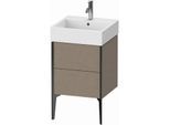 Duravit XViu Waschtisch-Unterschrank XV45330B211 48,4 x 49,3 x 45,4 cm, eiche kaschmir, 2 Auszüge, schwarz matt