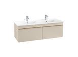 Villeroy und Boch Venticello Waschtisch-Unterschrank A93905VK 125,3 x 42 x 50,2 cm, Griff Copper, soft grey