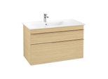 Villeroy und Boch Venticello Waschtisch-Unterschrank A92705VJ 95,3 x 59 x 50,2 cm, Becken links, Griff Copper, nordic oak