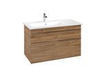 Villeroy und Boch Venticello Waschtisch-Unterschrank A92701RH 95,3x59x50,2cm, Becken links, Griff Chrom, Kansas Oak