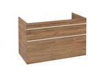 Villeroy und Boch Venticello Waschtisch-Unterschrank A92702RH 95,3x59x50,2cm, Becken links, Griff White, Kansas Oak