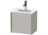 Duravit XViu Waschtisch-Unterschrank XV4030LB107 43x31x39,7cm, 1 Tür, champagner matt, Tür links, betongrau matt
