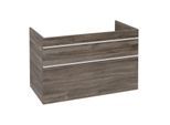 Villeroy und Boch Venticello Waschtisch-Unterschrank A92802RK 95,3x59x50,2cm, Becken rechts, Griff White, Stone Oak