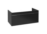 Villeroy und Boch Venticello Waschtisch-Unterschrank A93501PD 95,3 x 42 x 50,2 cm, Griff Chrom, Black Matt Lacquer
