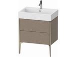 Duravit XViu Waschtisch-Unterschrank XV45350B111 68,4 x 49,3 x 45,4 cm, eiche kaschmir, 2 Auszüge, champagner matt