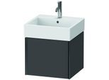 Duravit XViu Waschtisch-Unterschrank XV42330B249 48,4 x 39,7 x 45,4 cm, graphit matt, 1 Auszug, schwarz matt