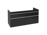 Villeroy und Boch Venticello Waschtisch-Unterschrank A93002PD 125,3 x 59 x 50,2 cm, Griff White, Black Matt Lacquer